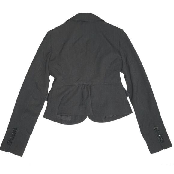 Studio 400 Charcoal Gray Princess Cut Sweet Suit Jacket Size 0 XS - Picture 2 of 6